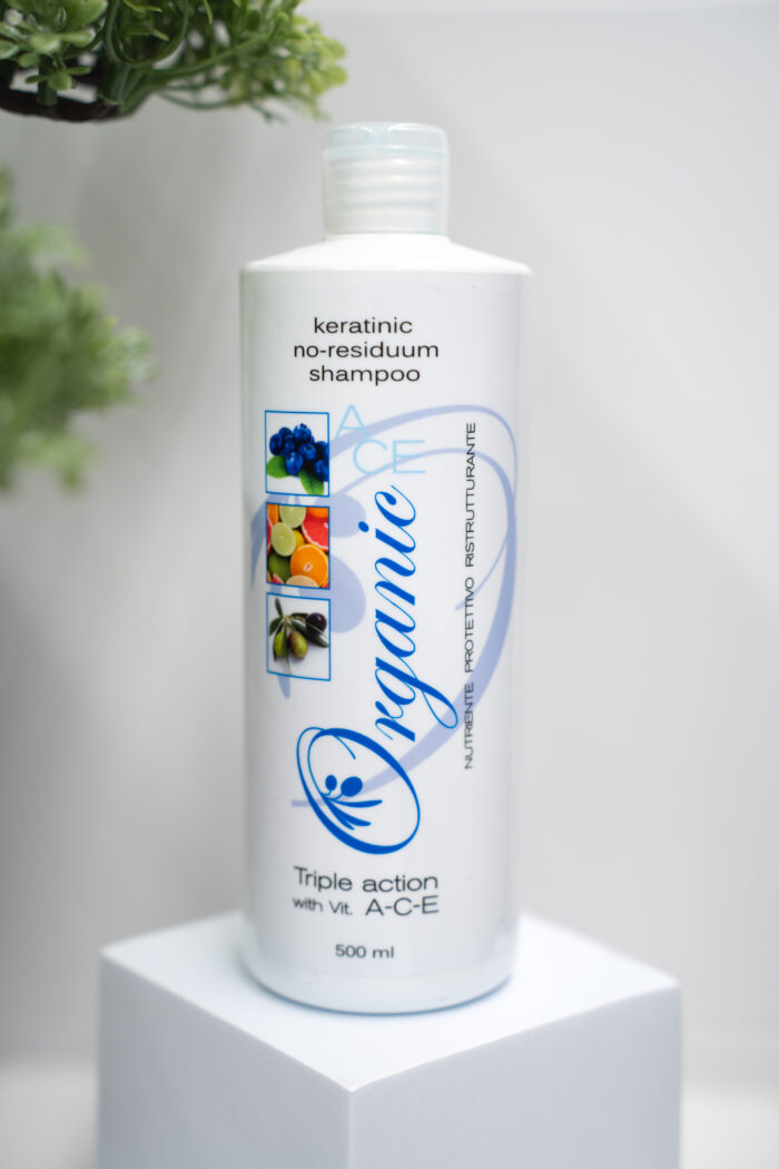 Orgaaninen syväpuhdistava shampoo keratiinilla  500ml - Image 2