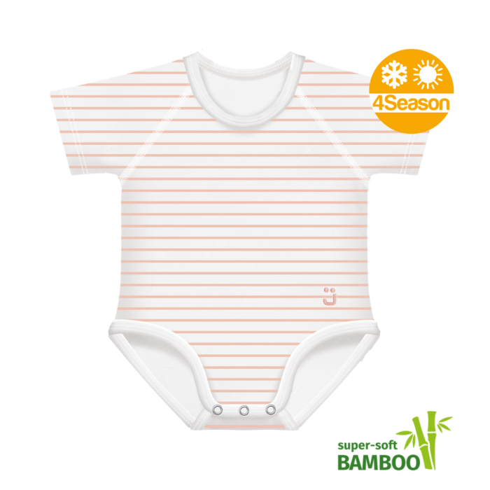 J BIMBI® Bambubody 0-36 kk PERSIKKA-RAIDALLINEN